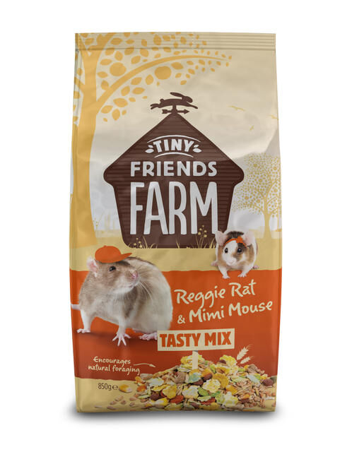Tiny Friends Farm Reggie Rat - Rattenvoer - 0.85 Kilogram