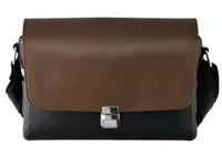 Olympus Premium CBG-11PR - Bæretaske til kamera - læder - sort, brun - for Olympus PEN-F