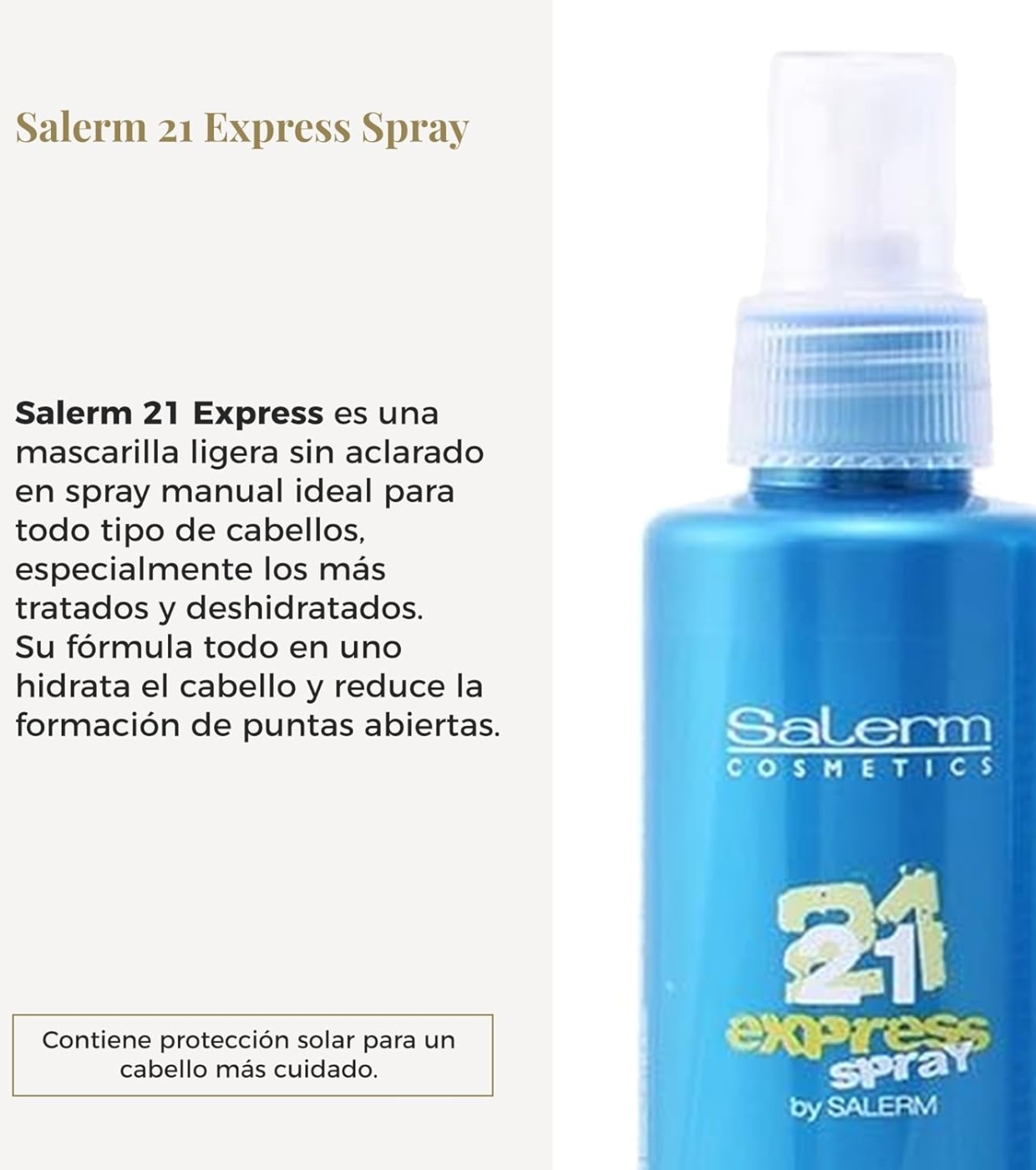 Salerm - *Salerm 21* - Máscara em spray Express Spray Silk Protein