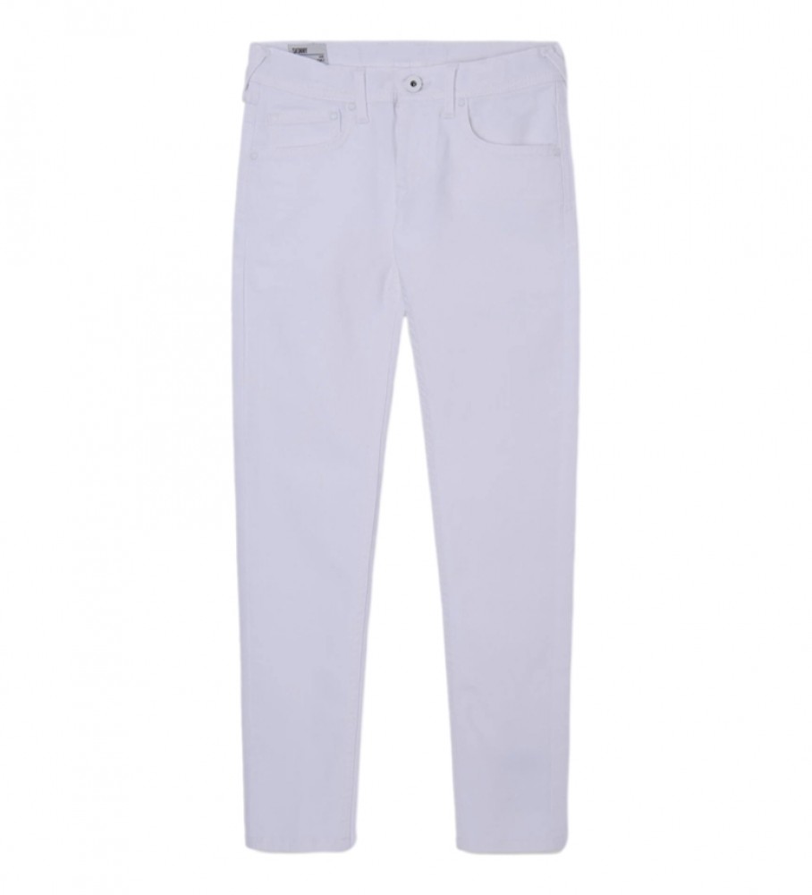 Calça jeans Pepe Jeans Finly slim fit branca
