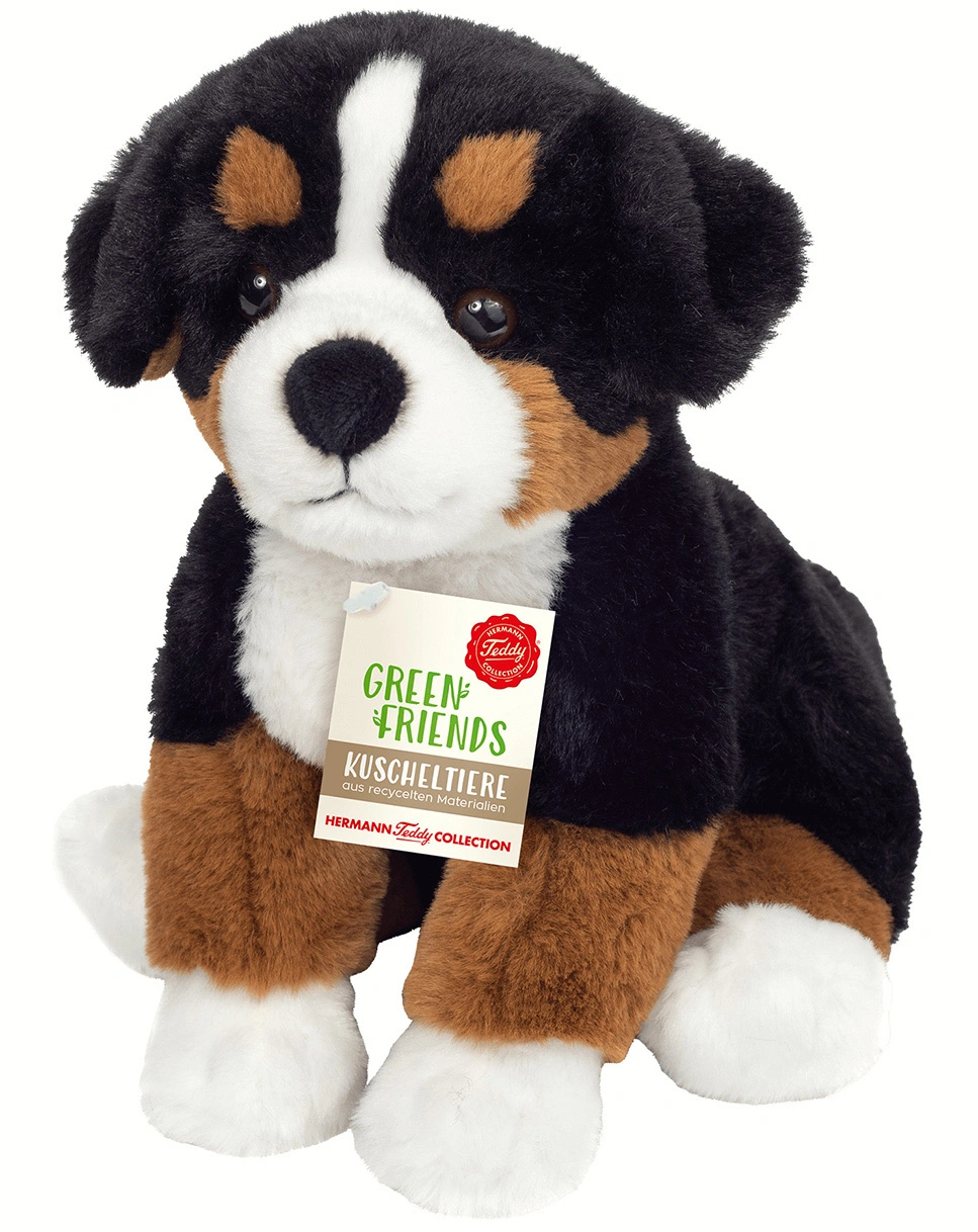 Kuscheltier GREEN FRIENDS - BERNER SENNENHUND sitzend (26cm) in braun