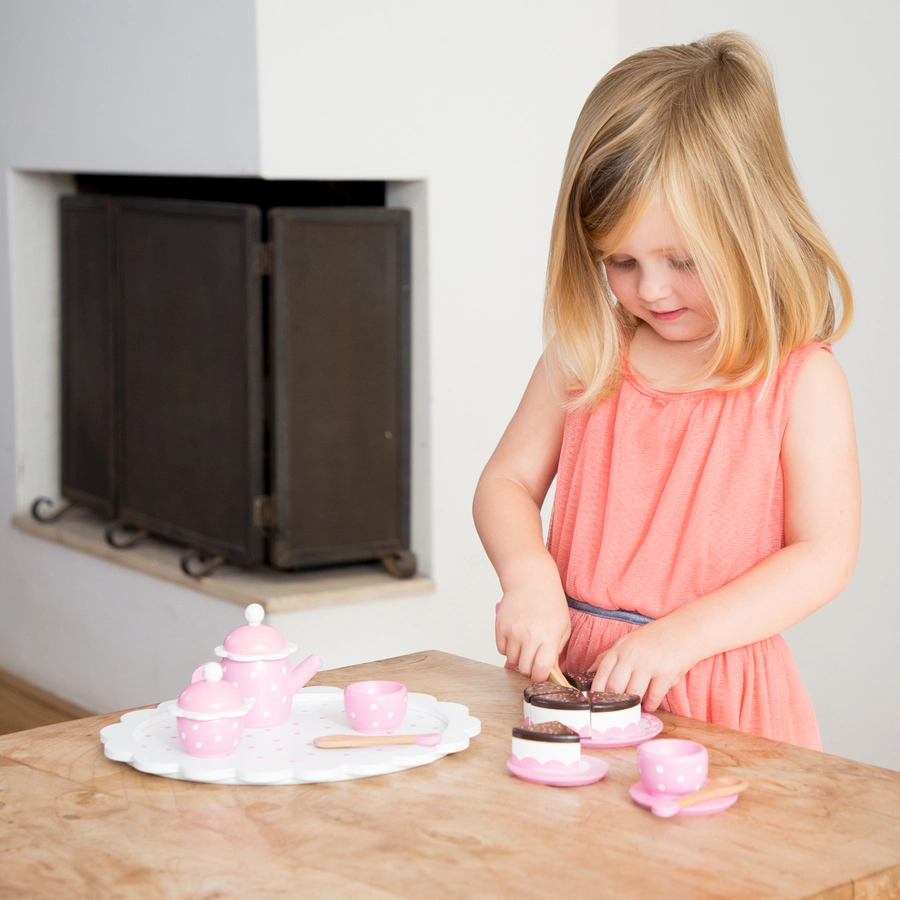 New Classic Toys Kaffeeservice mit Kuchen