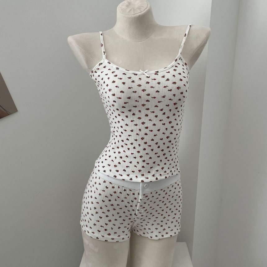 Rosehedge - Jongensshort met bloemenprint