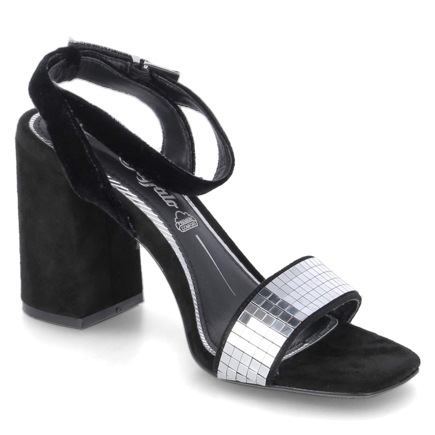 Buffalo Sandaletten CHARLOTTE GLAM - black/silver