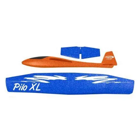 Pilo XL Schaumwurfgleiter EPP Tragfläche blau Rumpf orange