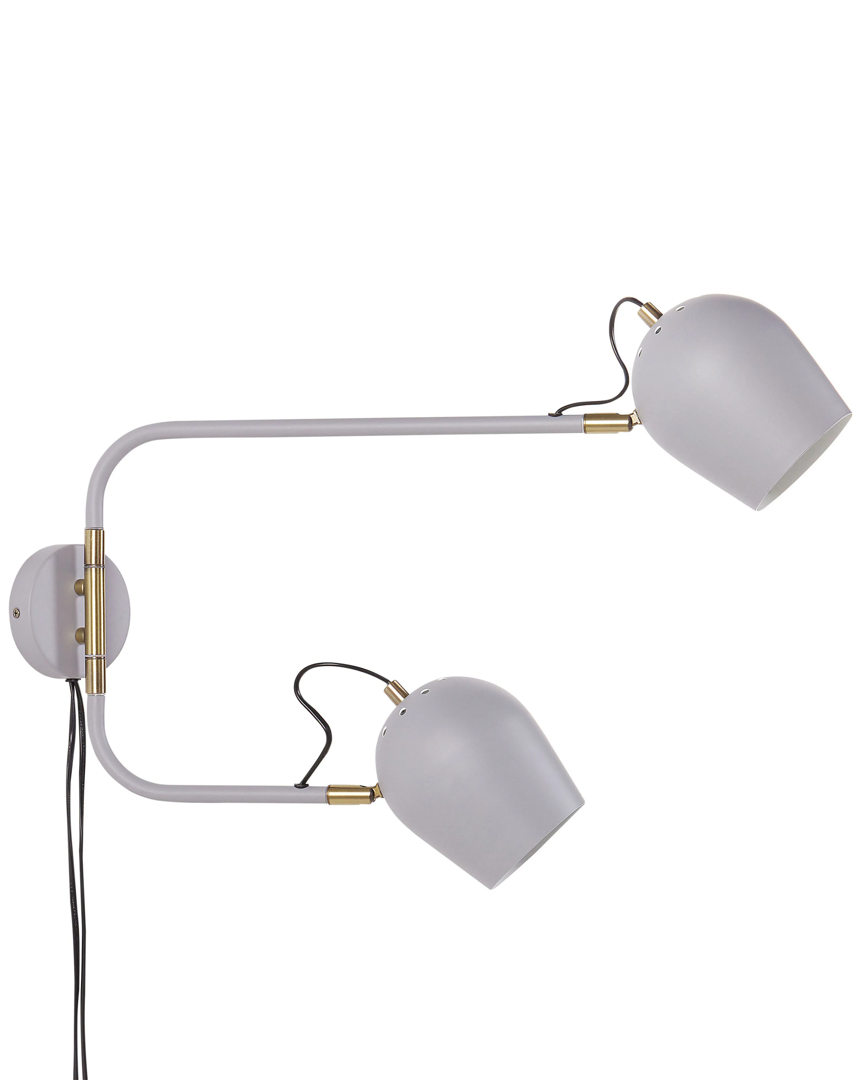 Wandlamp ESTRELLA verstelbaar Metaal Lichtgrijs