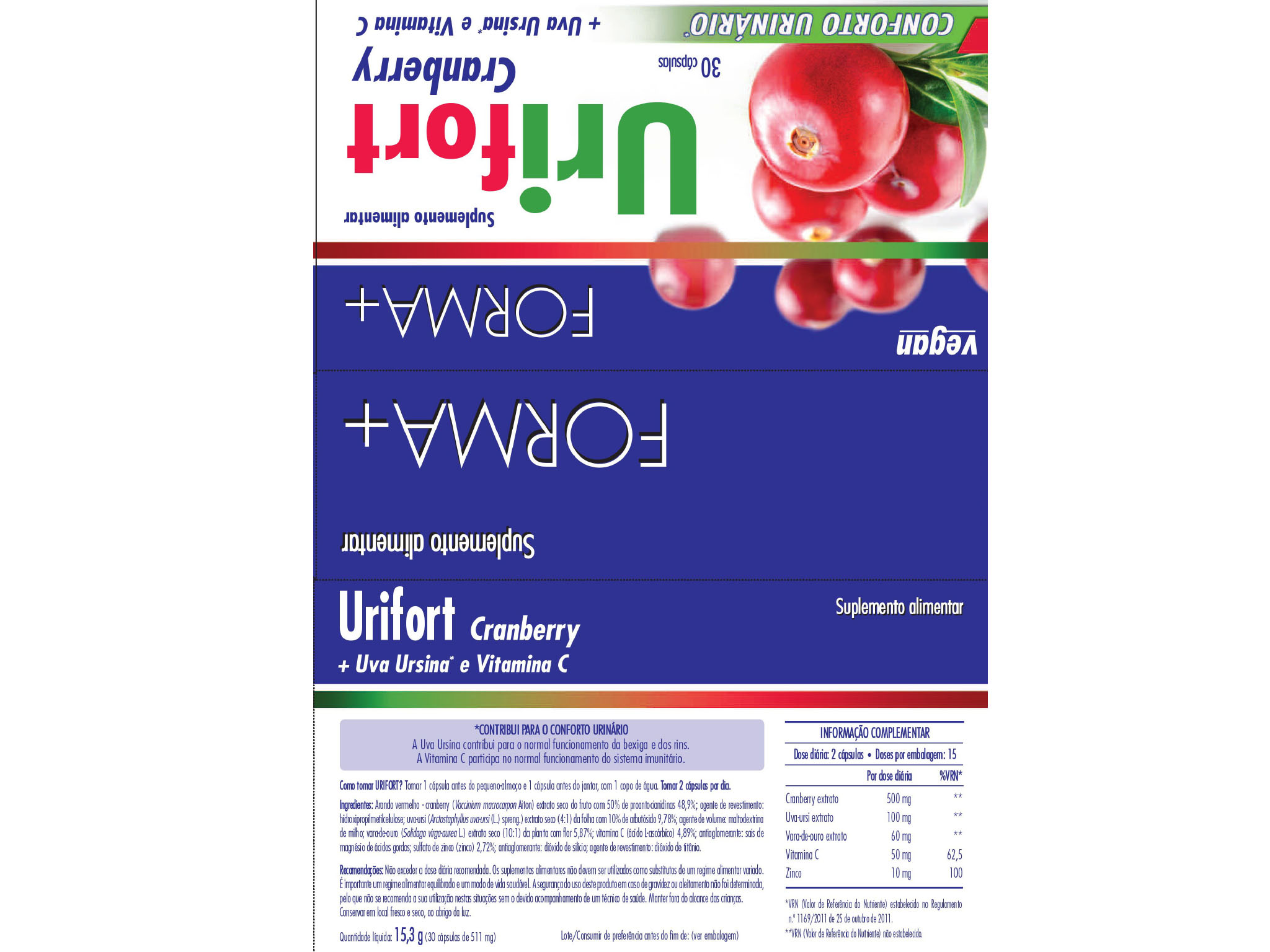 SUPLEMENTO FORMA  URIFORT 30 CAPS