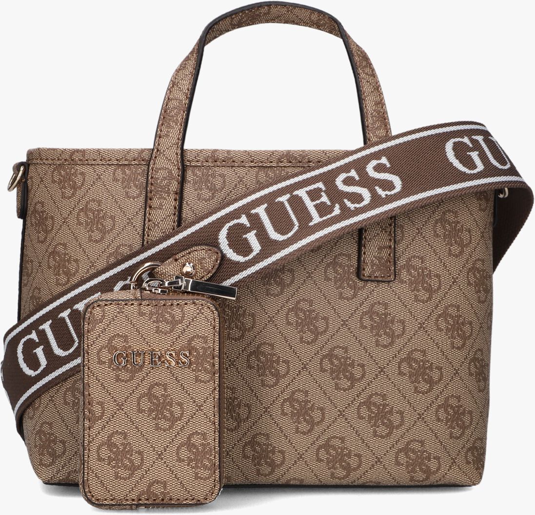 GUESS bruine guess schoudertas latona mini tote