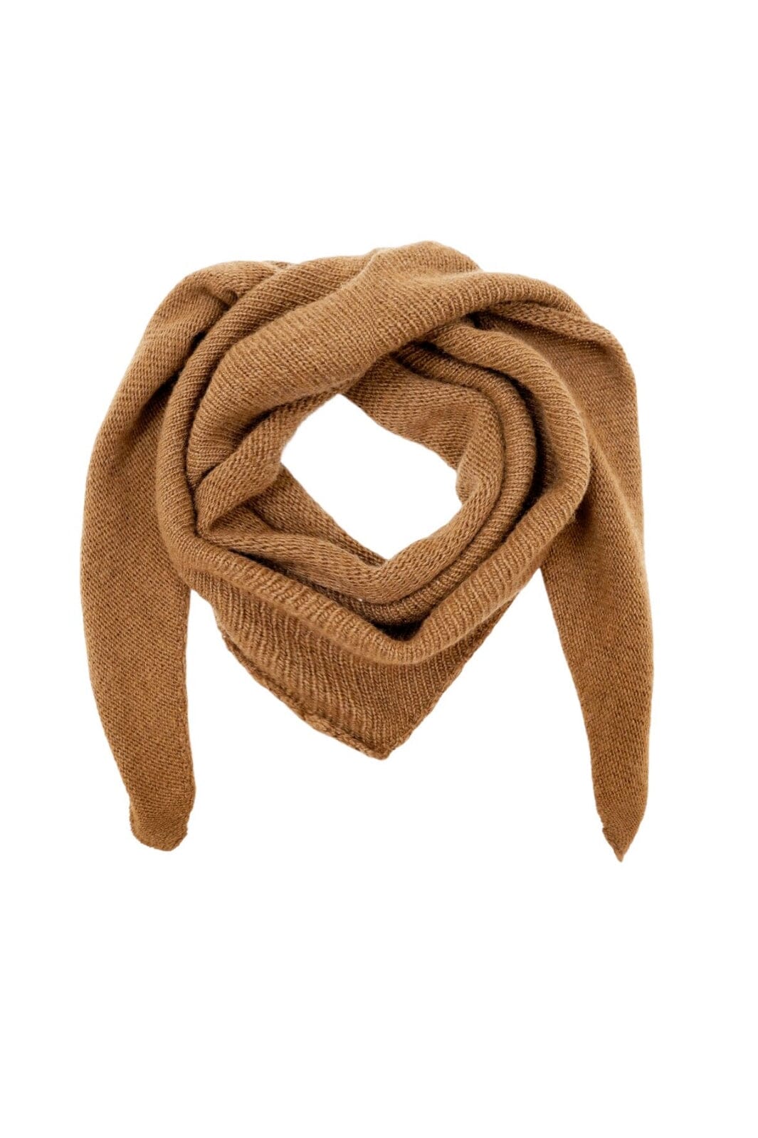 Black Colour Bctriangle Mini Knitted Scarf