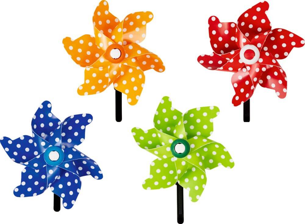 Mini-Windrad Bunte Geschenke, sortiert (1 Stück)