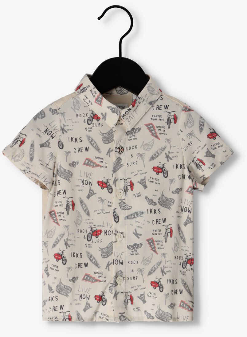 IKKS beige ikks t-shirt chemise mc