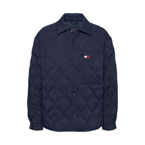 Tommy Jeans TJM Quilted Shacket Jakke, Dark Night Navy, XL