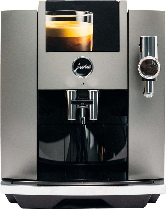 JURA - S8 - Volautomatische Espressomachine - Dark Inox - Hoogwaardige Technologie