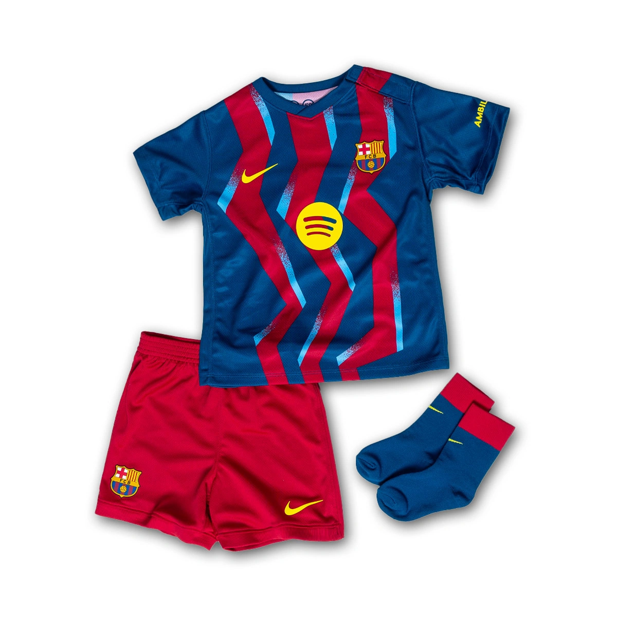 Conjunto Nike FC Barcelona Quarto Equipamento 2025-2026 Bebé
