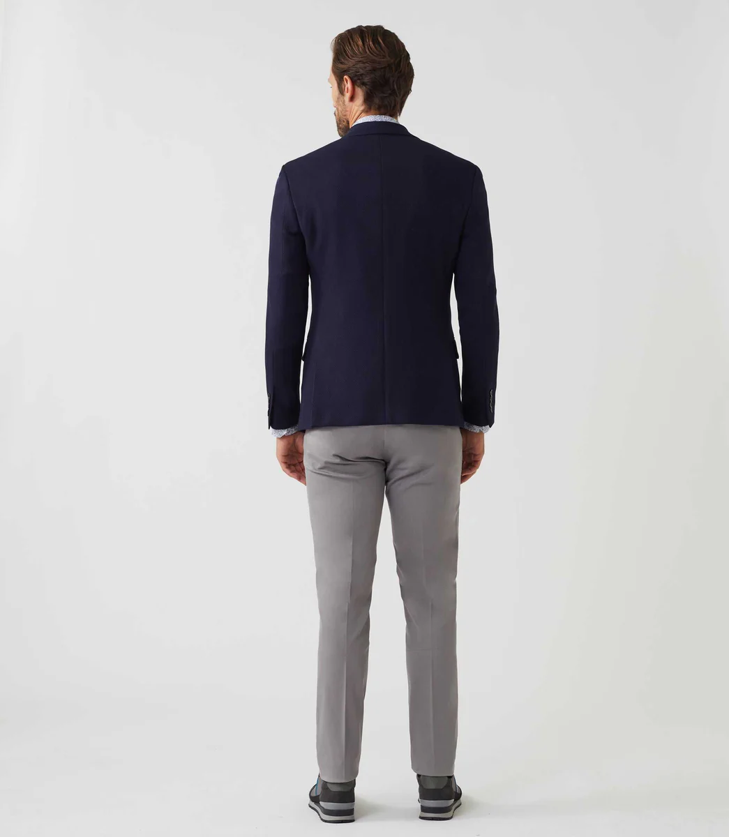 Veste 2 boutons avec coudières navy 