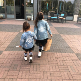 Distressed spijkerjas (Gepersonaliseerd)