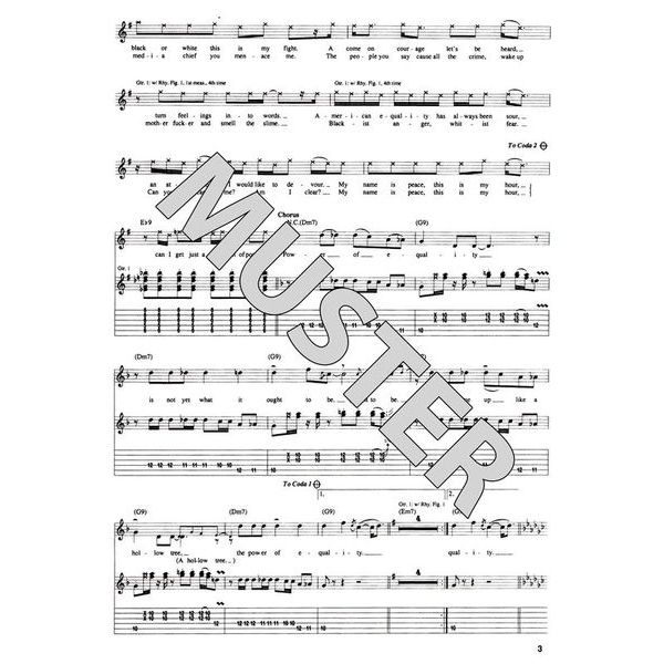 Hal Leonard Red Hot Chili Blood Guitar