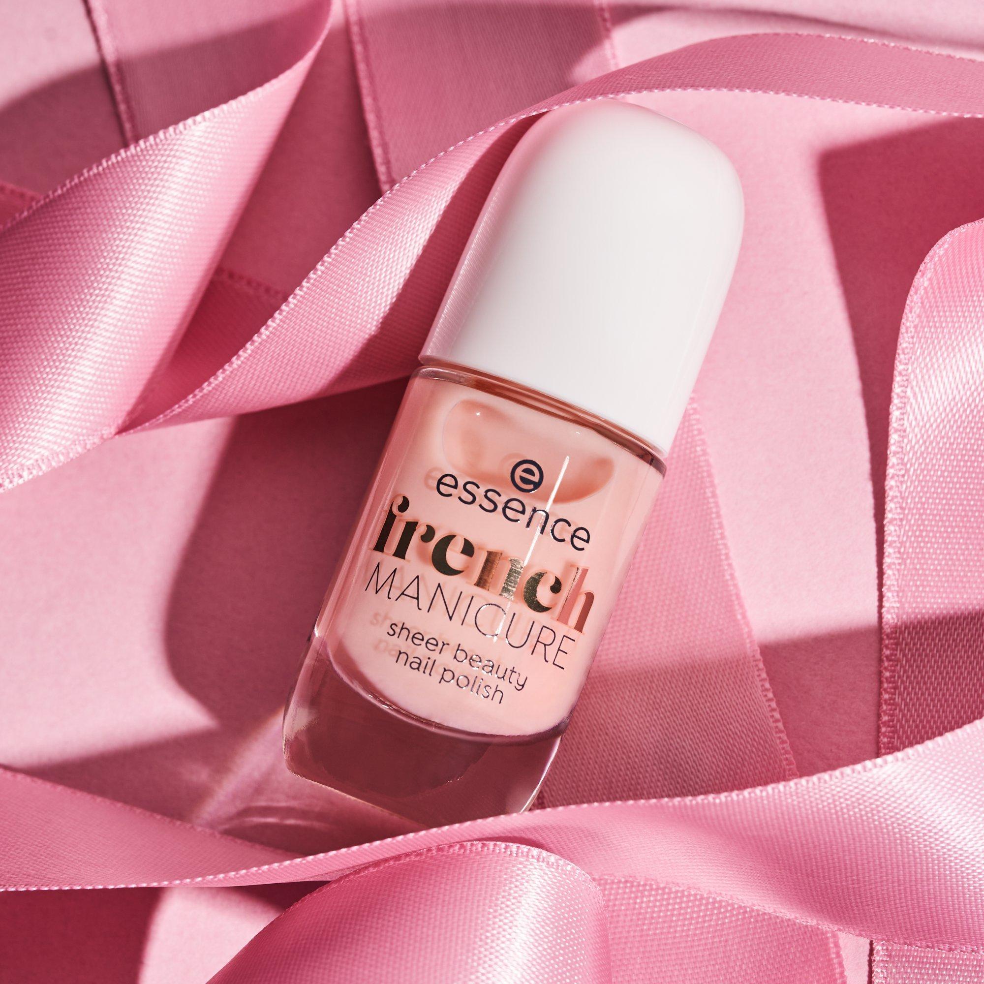 french MANICURE sheer beauty nail polish