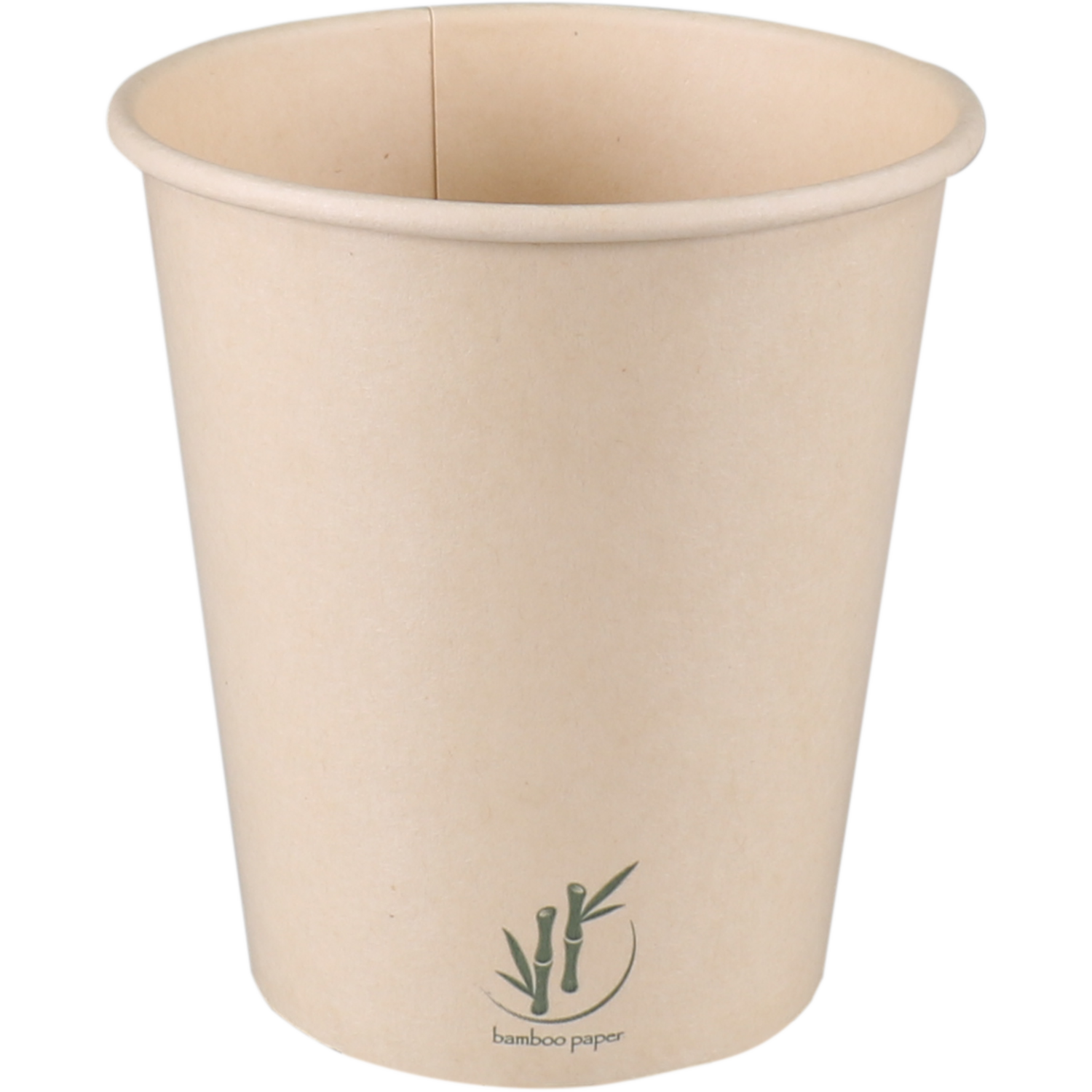 Depa, Milkshakebeker, Bamboepapier + PE, 300ml, 12oz, 96mm, lichtbruin