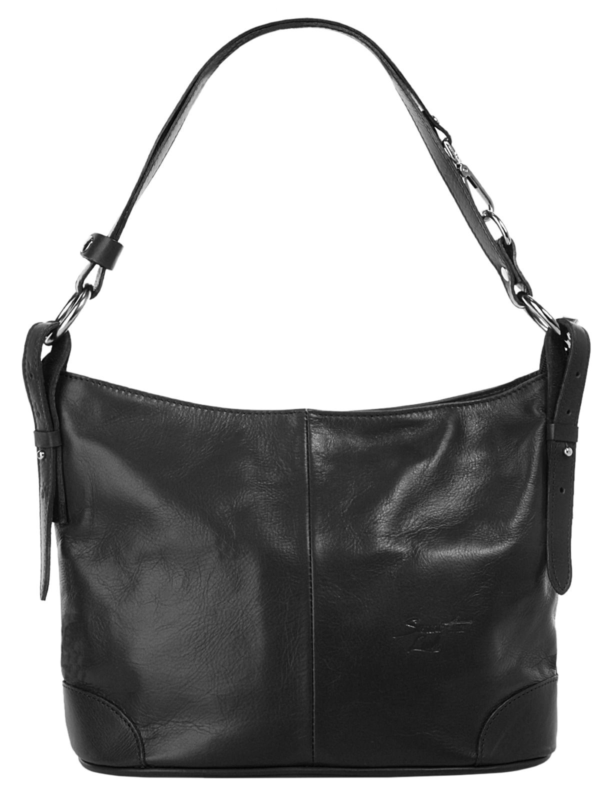 Samantha Look Umhängetasche echt Leder, Made in Italy
