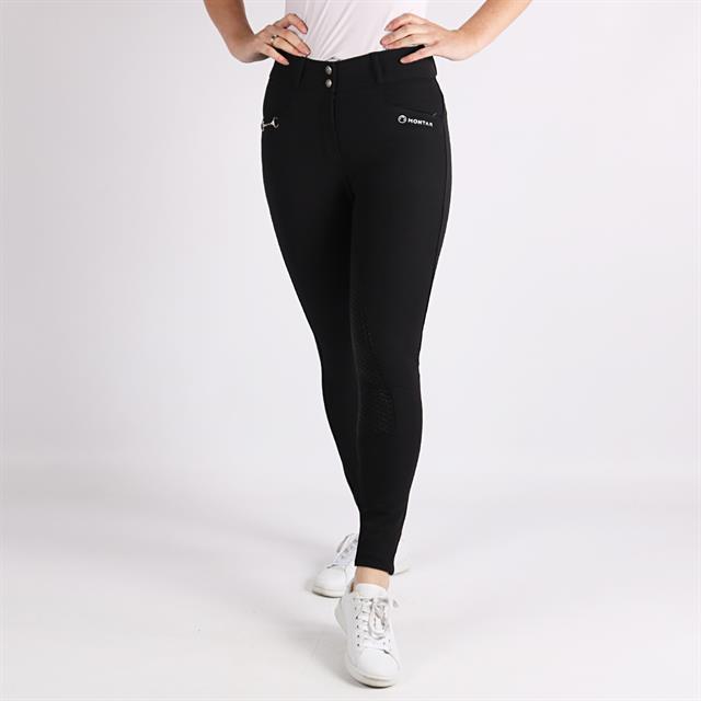 Rijbroek Montar Molly Hightwaist 2.0 Full Grip Zwart