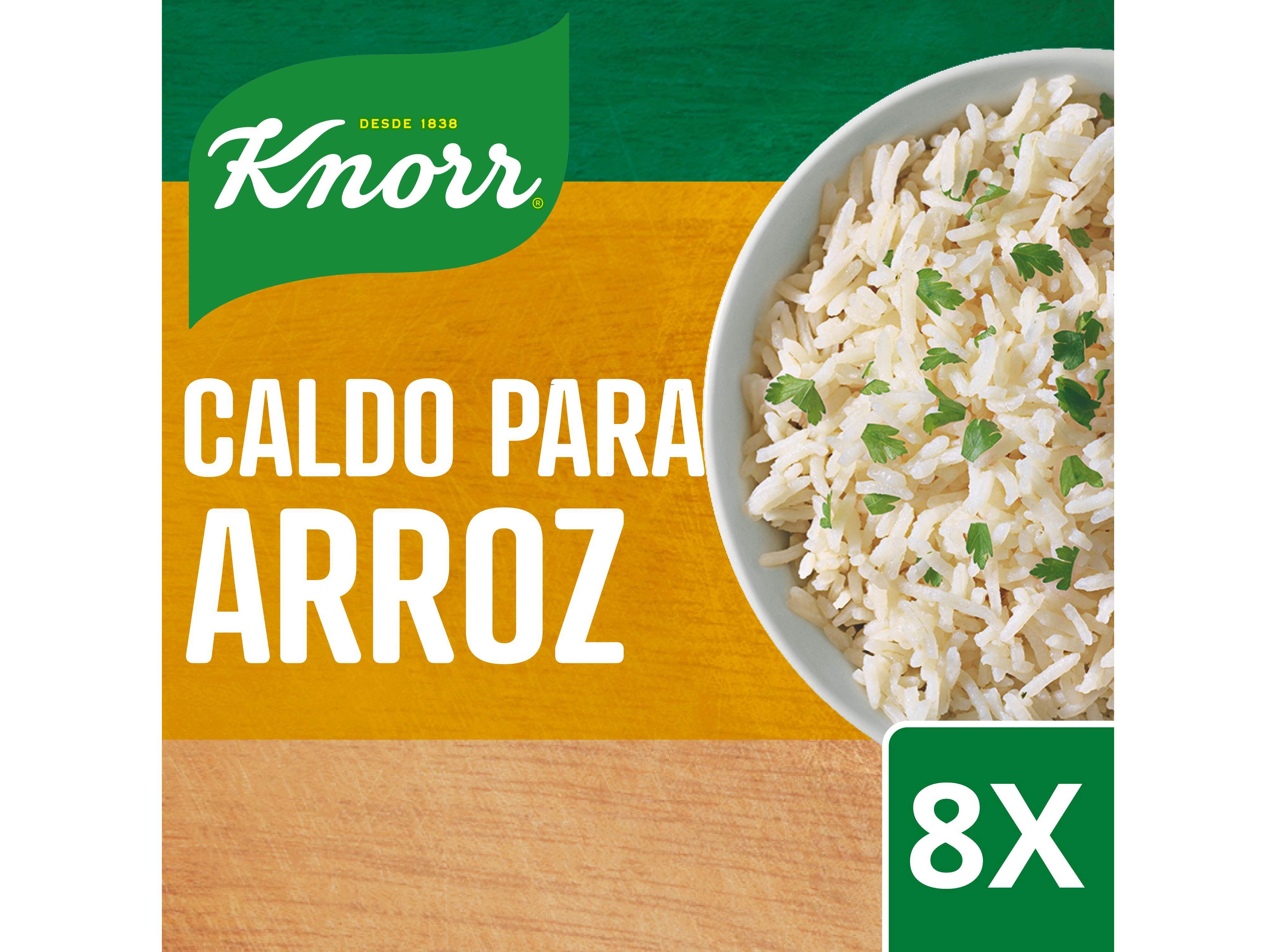 CALDO KNORR PARA ARROZ 8 CUBOS 80G