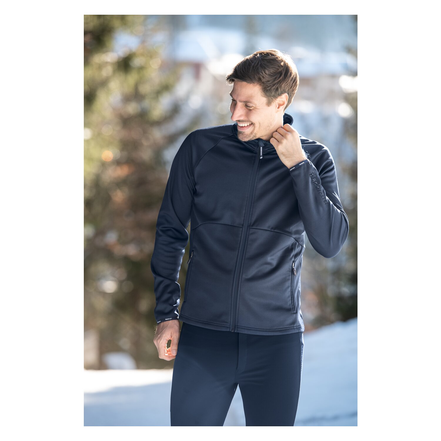 black forest Funktions-Fleecejacke - navy