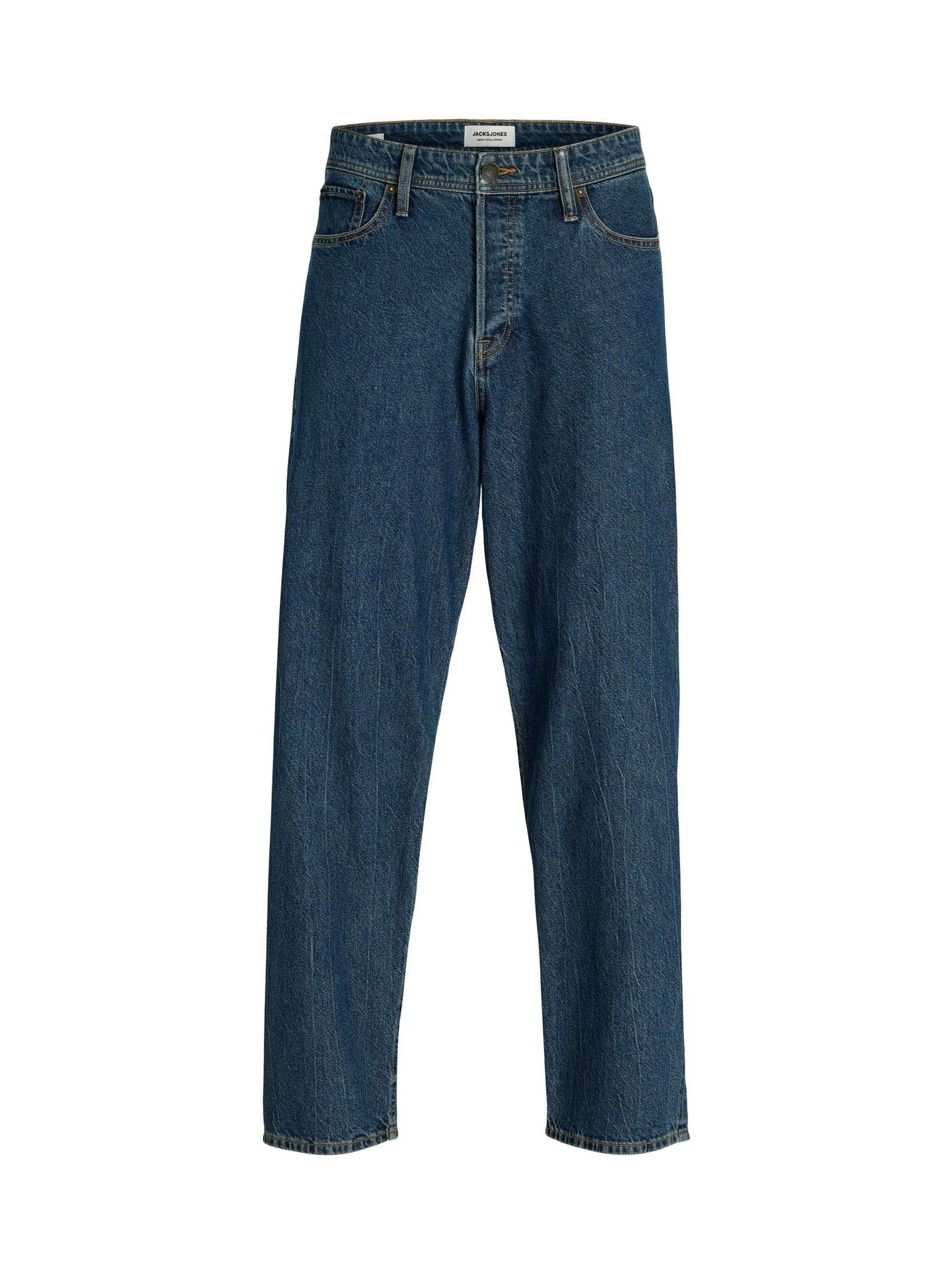 Blauw - JACK & JONES Loose Fit Eddie-jeans