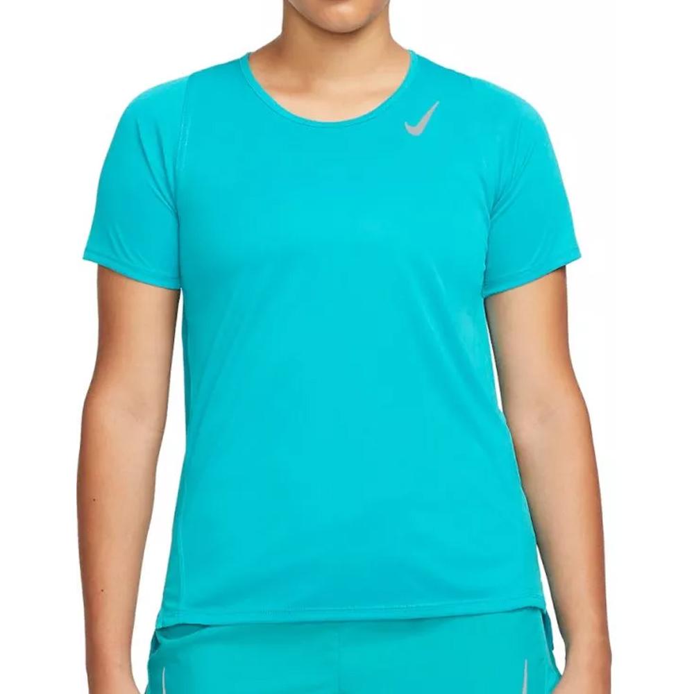 Nike T-shirt Bleu Femme Nike Race Top