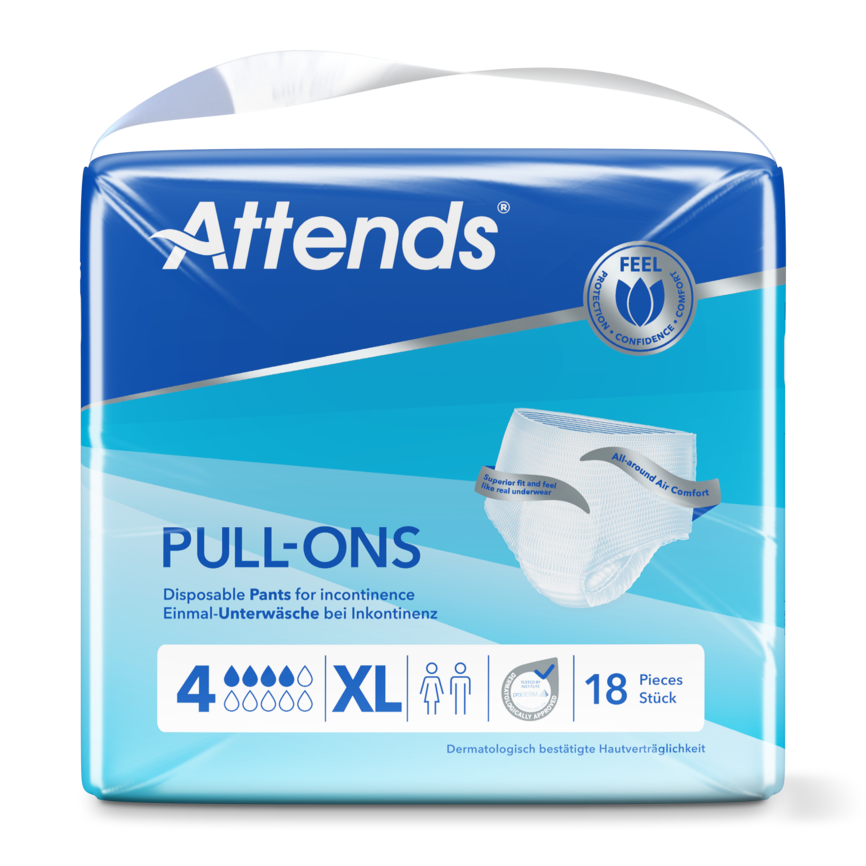 Attends Pull-Ons 4 XL 18 stk