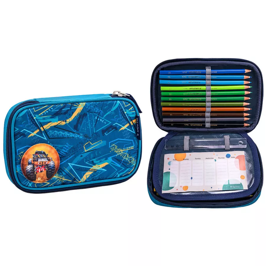 Belmil Schulranzen Premium Smarty Plus Set 5-teilig Baltic