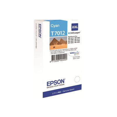 Epson T7012XXL Pyramide - cyan - cartouche d'encre originale