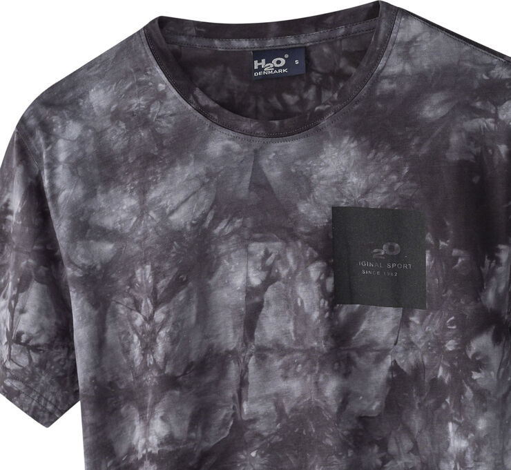 H2O Ribe tie dye T-shirt Sort
