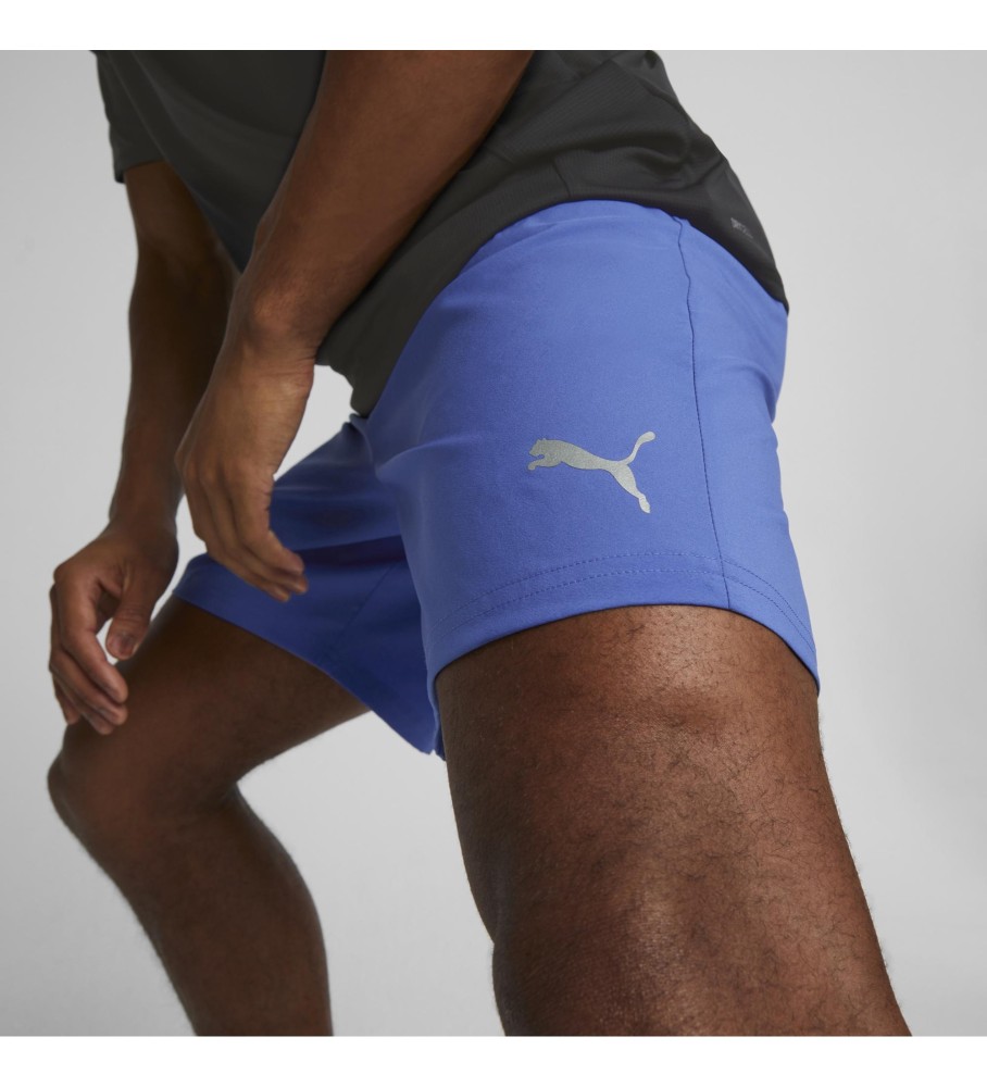 Puma Short Run Fav 2 em 1 azul