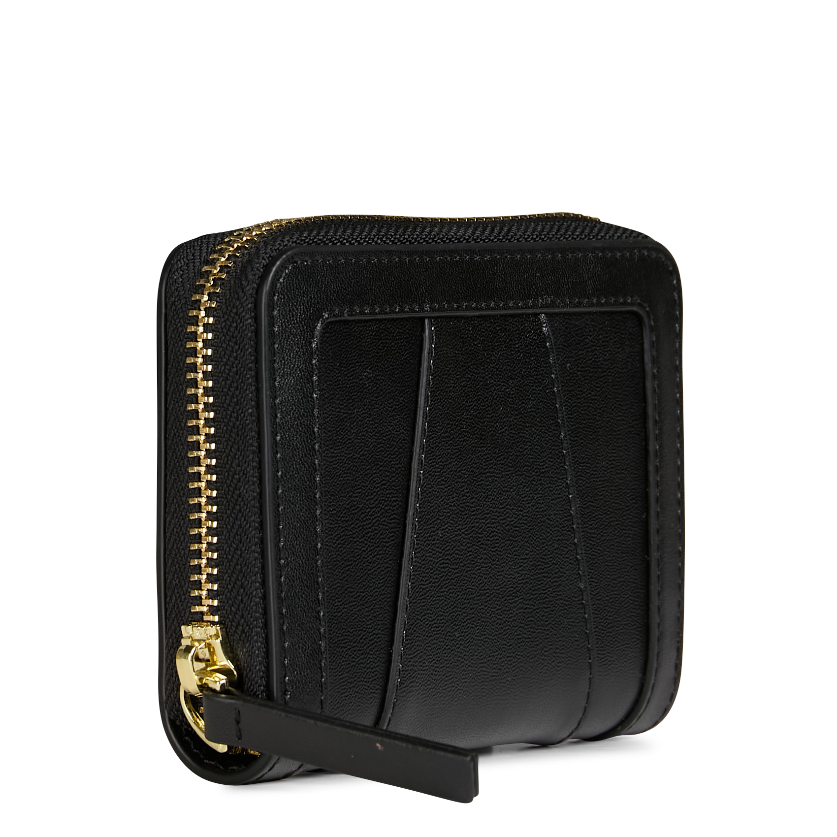 Porte-monnaie en cuir | Noir