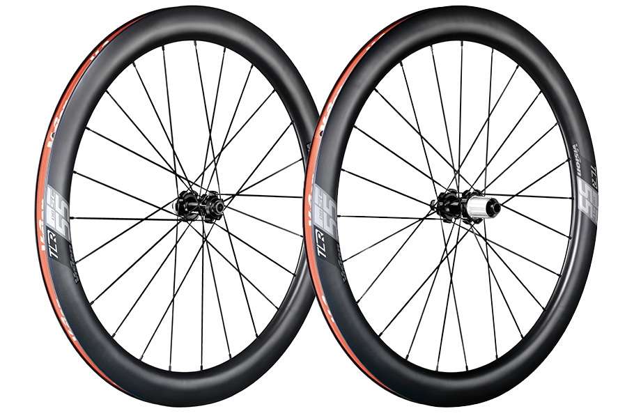 Vision SC 55 TLR Carbon Disc CL Race Wielset Zwart/Grijs