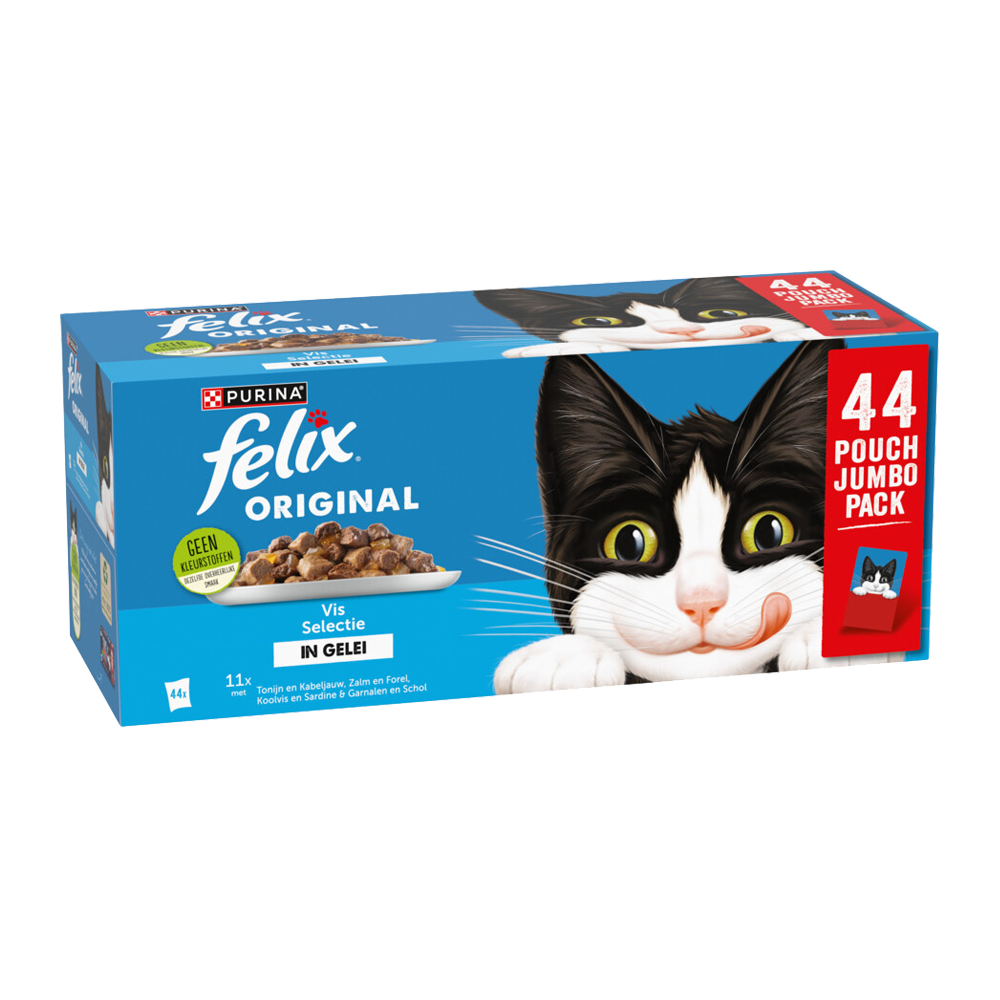 Felix Original Vis Selectie in Gelei