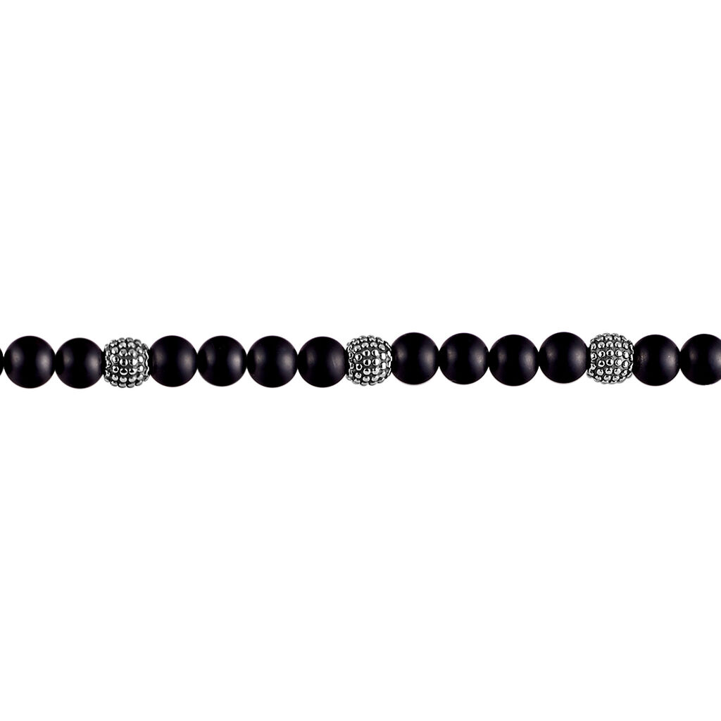 Bracelet Boules Acier Gris Laloun