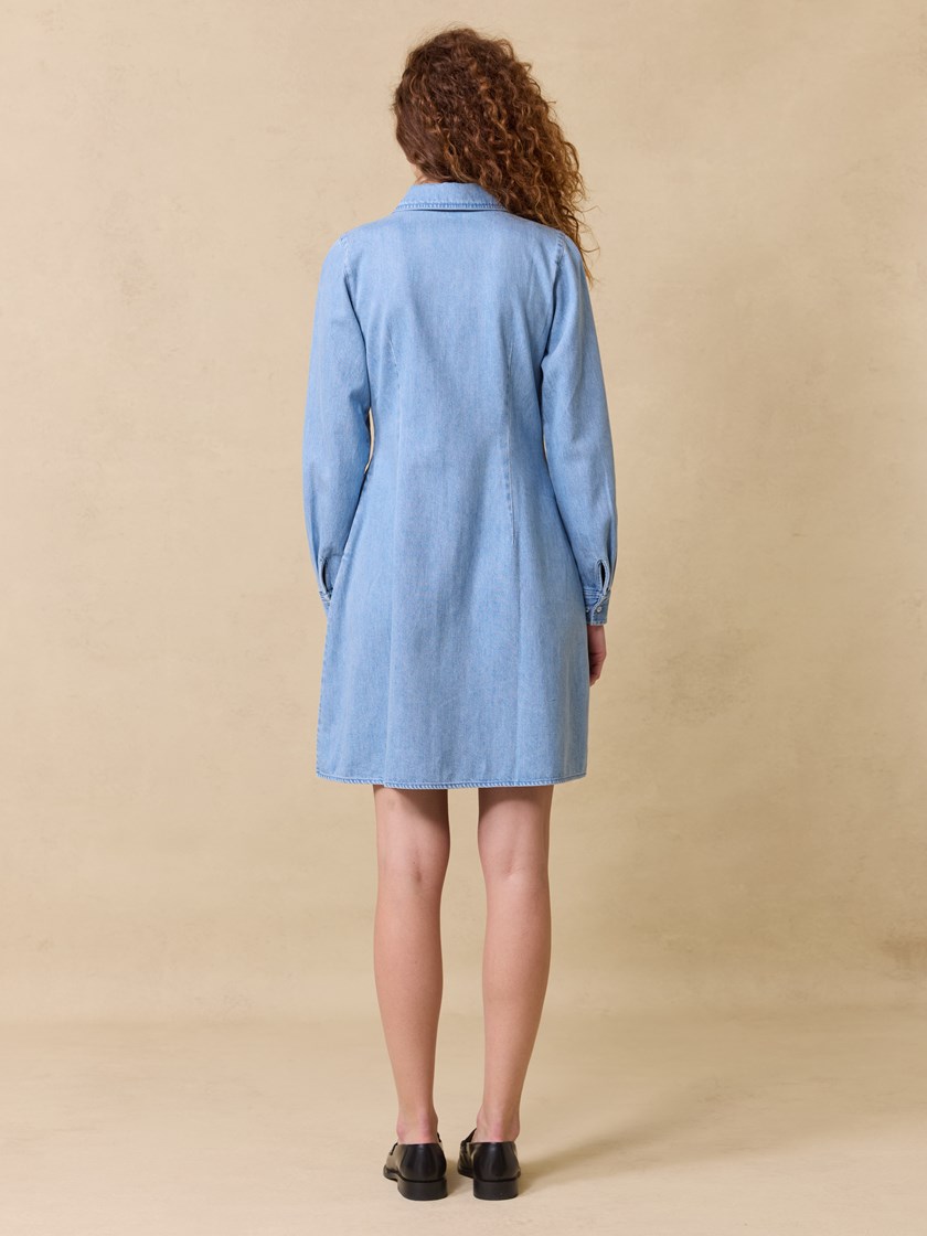 Hilda kjole Stonewash