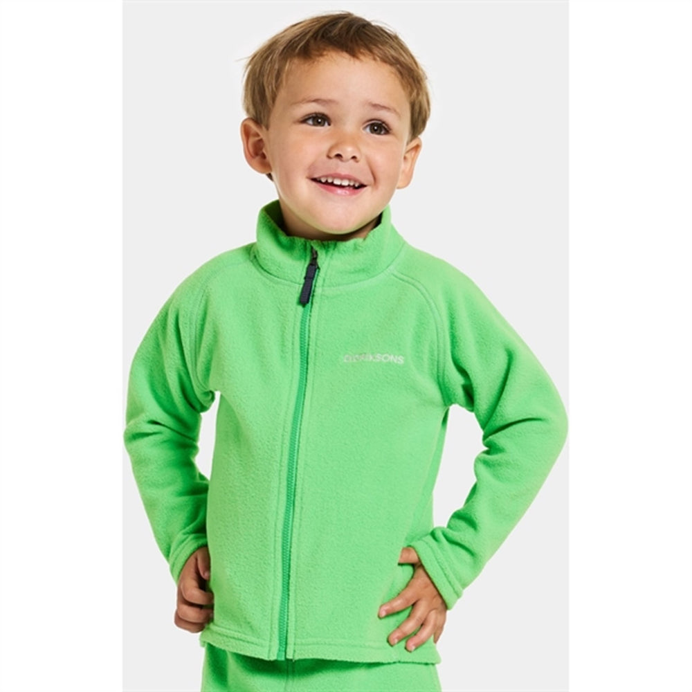 Frog Green Monte Kids Fleece Cardigan | Luksusbaby