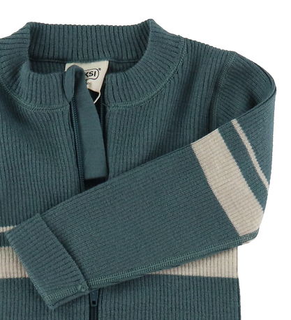 Voksi Cardigan - Wolle - Sea Green
