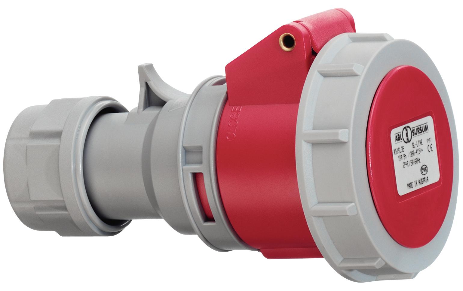 Montagekupplung CEE 16/5 IP67Stromadapter CEE 16-5 auf Schraubklemme
