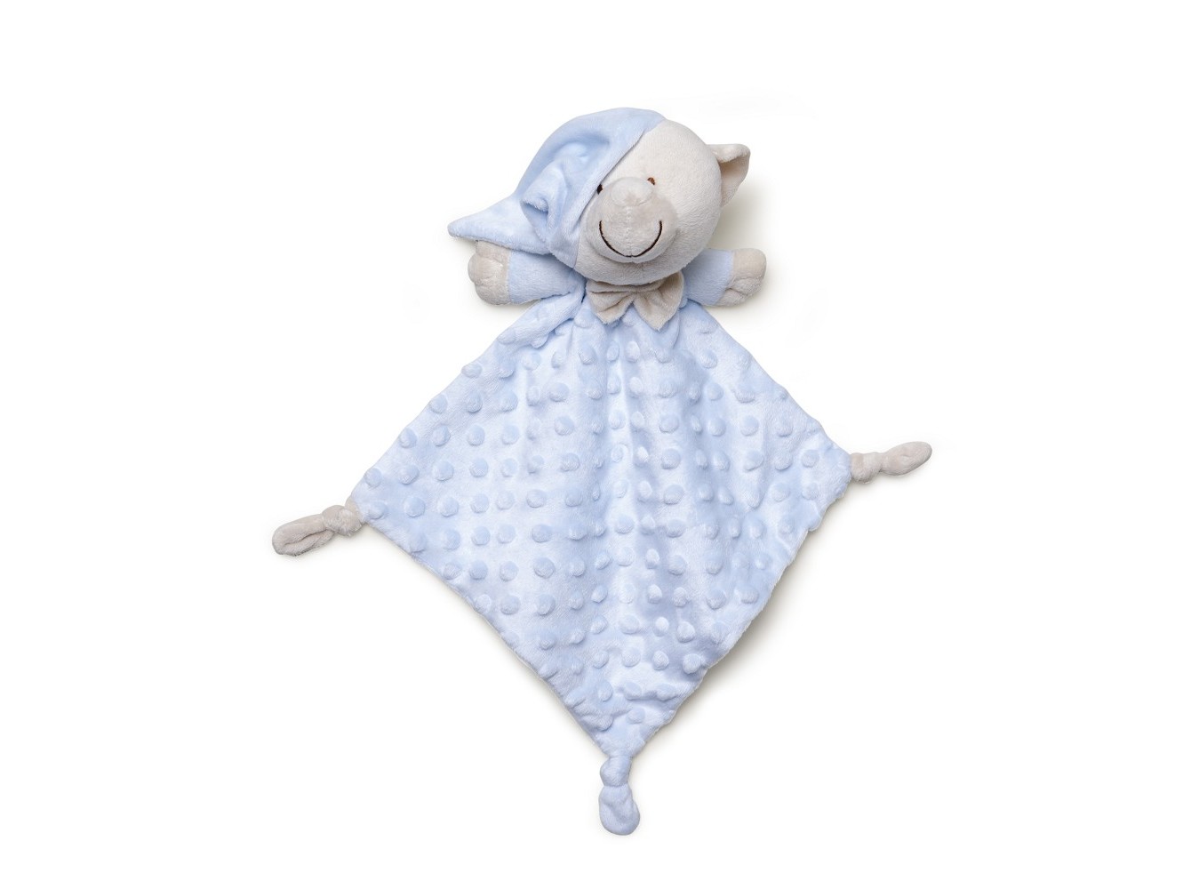 TOALHA BANHO DOUDOU INTERBABY AZUL 100X100CM