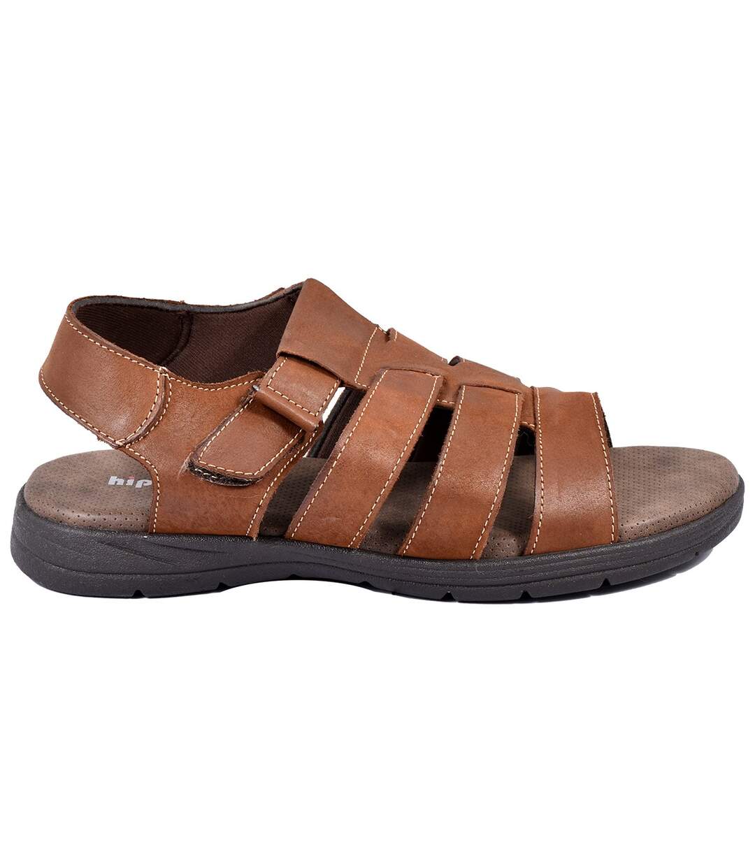 Sandales CUIR scratch HM08 MARRON