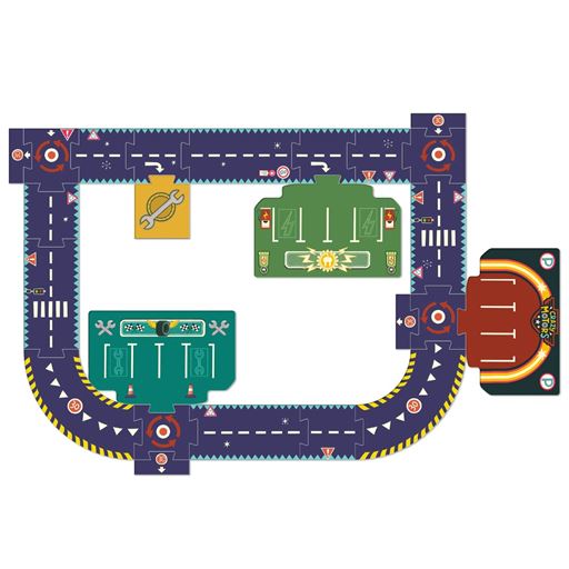 Djeco Crazy Motors Vejpuslespil