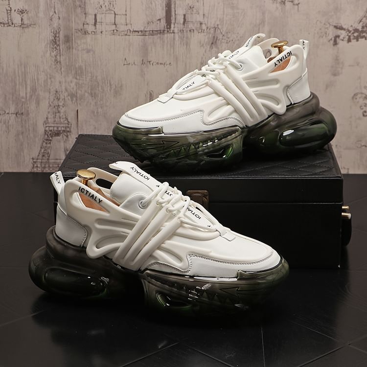 Mr Ozera - Platform Two Tone veterschoenen