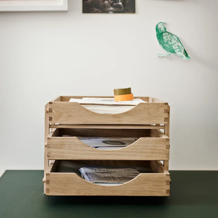 Fritz Hansen - Skagerak Dania Letter Tray, Eiche