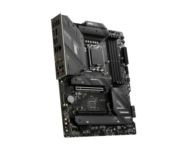 MSI MAG B760 TOMAHAWK WIFI - Bundkort - ATX - LGA1700 sokkel - B760 Chipset - USB 3.2 Gen 1, USB 3.2 Gen 2, USB-C 3.2 Gen2, USB-C 3.2 Gen 2x2 - 2.5 Gigabit LAN, Wi-Fi 6E, Bluetooth - onboard grafik (CPU påkrævet) - HD Audio (8-kanaler)