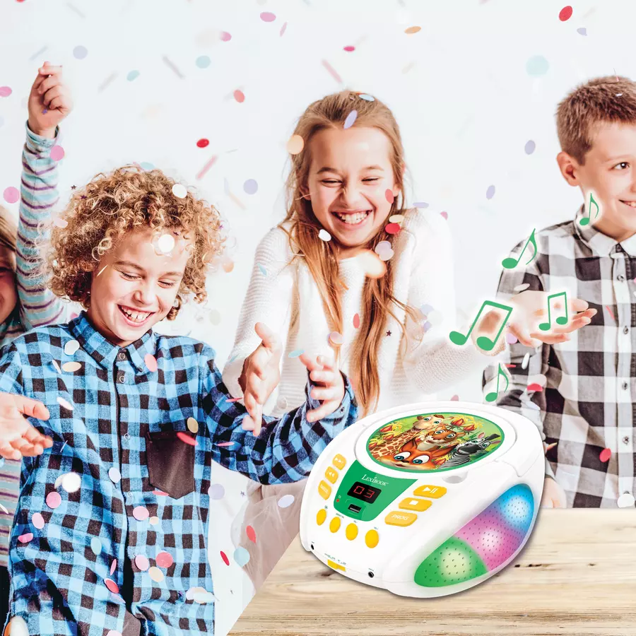 LEXIBOOK Tierfamilie Bluetooth CD-Player