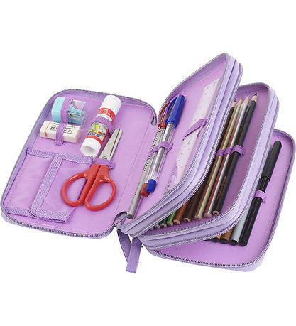 Faber-Castell Federmäppchen m. Inhalt - Unicorn - Lila